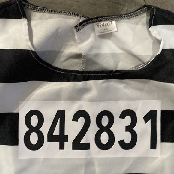 Spirit Halloween Jail costume size S/M - Picture 3 of 4